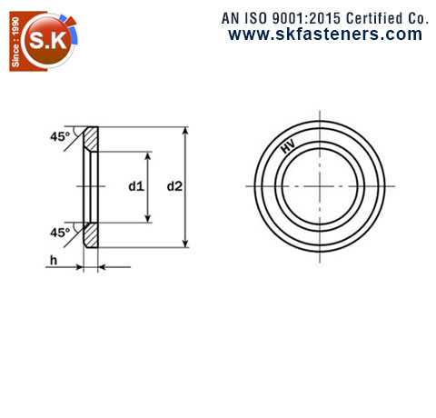 DIN 6916 HIGH STRENGTH STRUCTURAL WASHER manufacturers exporters suppliers in india punjab ludhiana